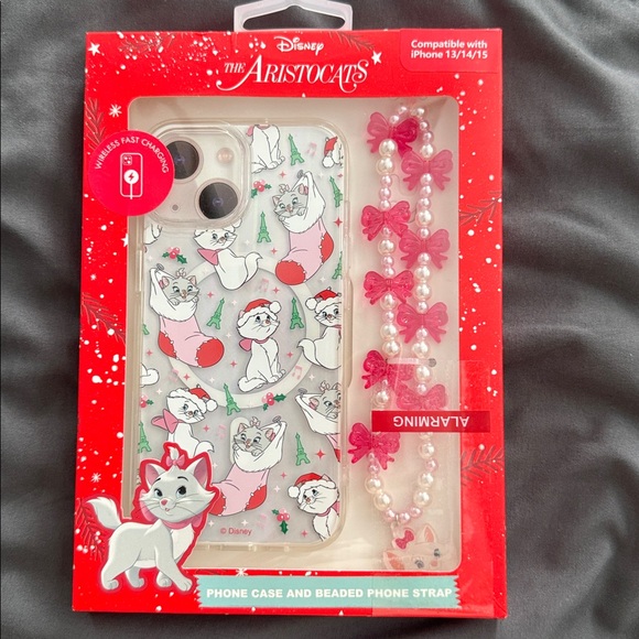 Disney Other - Disney Red and White holiday The Aristocats Marie iPhone 13/14/15 Case Christmas